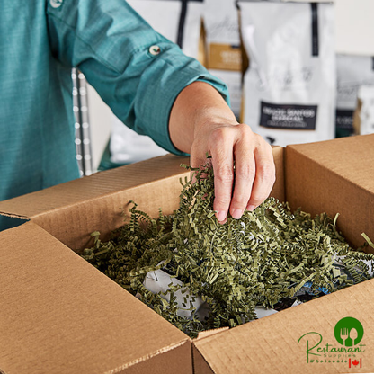 10 lb. Crinkle Paper Shred Olive By Prime