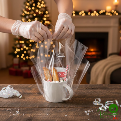 LK Packaging 20" x 20" BOPP Clear Deli Sandwich Wrap - 1,000/Case