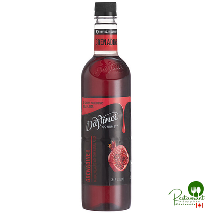 DaVinci Gourmet Classic Grenadine Flavoring Syrup 750 mL - 4/Case | Canada