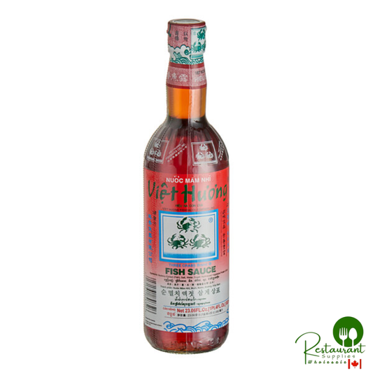 Viet Huong Three Crabs Fish Sauce 23.06 oz. - 12/Case