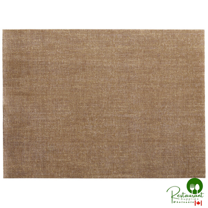 Hoffmaster FashnPoint® FP1407 11" x 15 1/2" Burlap Print Placemat - 750/Case
