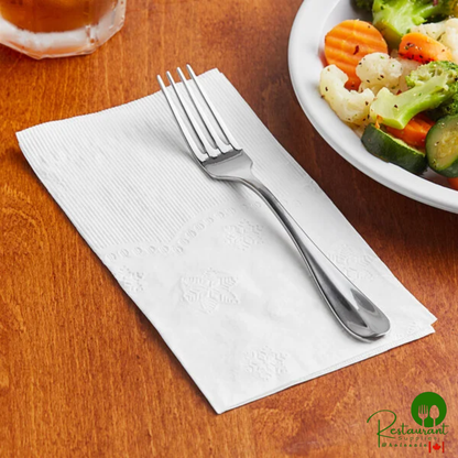 Morcon 499VN Valay 15" x 17" 2-Ply White 1/8 Fold Dinner Napkin - 3,000/Case