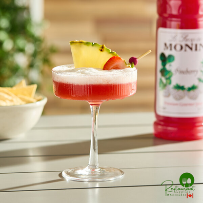 Monin Premium Pineberry Flavoring Syrup 1 Liter - 4/Case