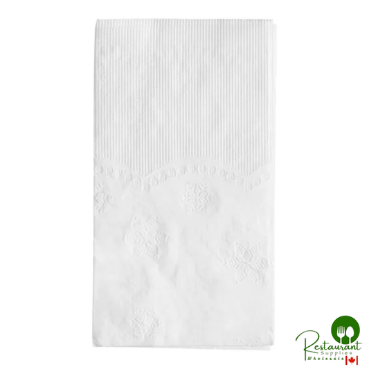 Morcon 499VN Valay 15" x 17" 2-Ply White 1/8 Fold Dinner Napkin - 3,000/Case