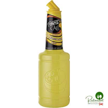 Finest Call 1 Liter Premium Sweet and Sour Mix - 12/Case