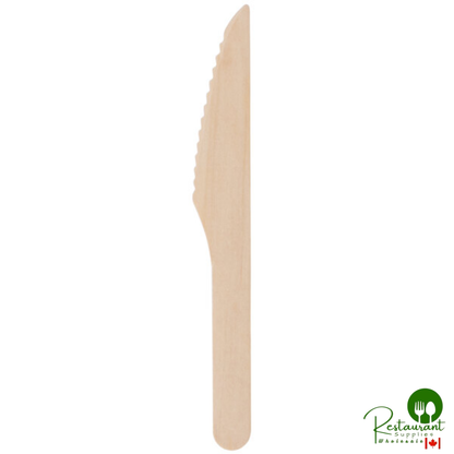 Eco-gecko Heavy Weight Disposable Wooden Knife - 6,000/Case