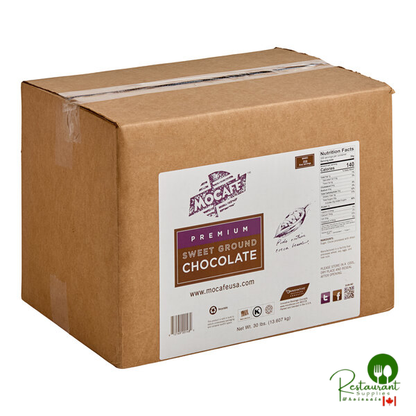 MOCAFE Premium Sweet Ground Chocolate Mix Powder 30 lb.