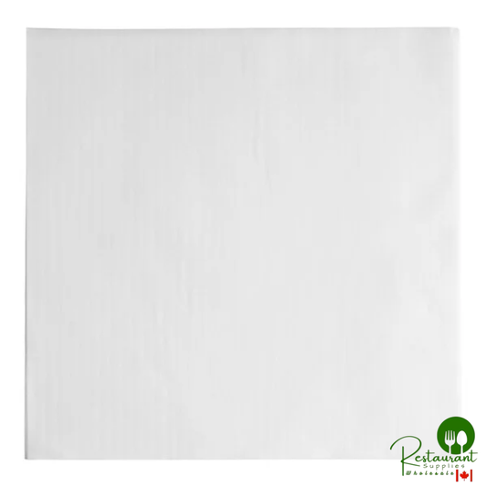 Morcon 400VN Valay 15 3/4" Square Linen-Feel White Flat-Packed Dinner Napkin - 1,000/Case