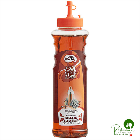 Master of Mixes Agave Syrup 375 mL - 12/Case