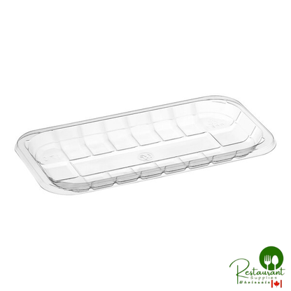 CKF 86625 (#17S) 8 5/16" x 4 1/2" x 3/8" Clear PET Plastic Meat Tray - 900/Case