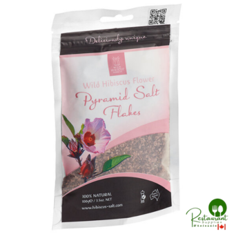Wild Hibiscus 3.5 oz. Hibiscus Pyramid Salt Flakes - 12/Case