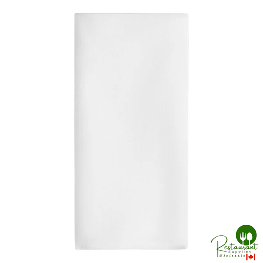 Morcon 417VN Valay 17" x 17" Linen-Feel White 1/8 Fold Dinner Napkin - 300/Case