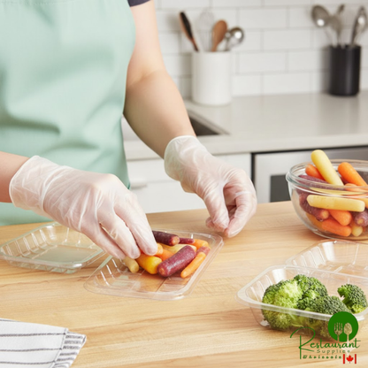 CKF 86625 (#17S) 8 5/16" x 4 1/2" x 3/8" Clear PET Plastic Meat Tray - 900/Case