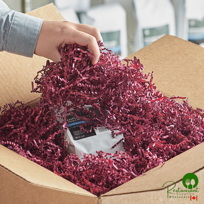 10 lb. Crinkle Paper Shred Burgundy By Prime
