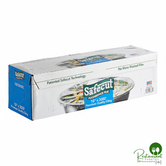 Safecut 18" x 3000' Premium Foodservice Film with Slide Cutter By Prime