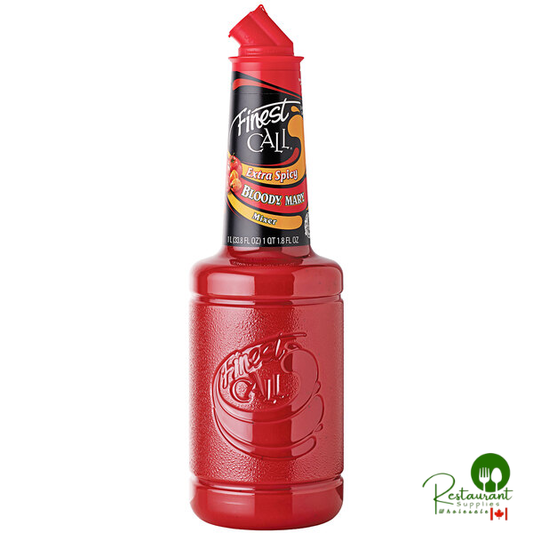 Finest Call 1 Liter Extra Spicy Bloody Mary Mix - 12/Case