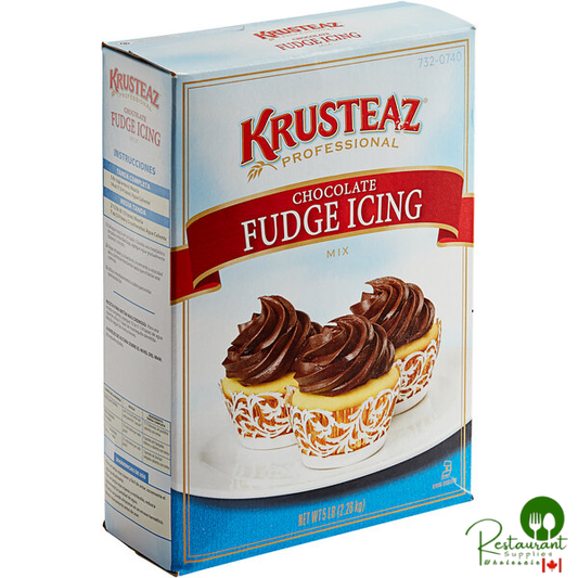 Krusteaz Professional 5 lb. Chocolate Fudge Icing Mix - 6/Case