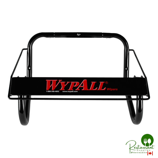 WypAll® Black Metal Wall-Mounted Jumbo Roll Wiper Dispenser 80579