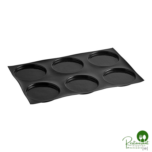 Sasa Demarle Flexipan® Origine 23 5/8" x 15 3/4" Silicone Round Mold with (6) 7 5/16" Cavities FP-00122
