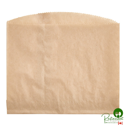 Bagcraft EcoCraft 5 1/2" x 4 1/2" Natural Grease-Resistant French Fry Bag - 1,000/Case