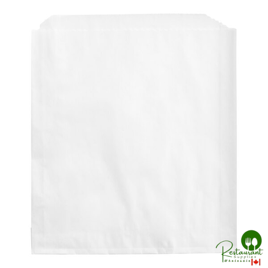 Bagcraft 6" x 3/4" x 6 1/2" White Dry Wax Bakery / Sandwich Bag - 2,000/Case