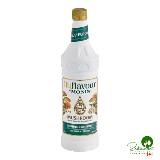 TruFlavour by Monin Unsweetened Mushroom Culinary Flavor Concentrate 1 Liter - 4/Case