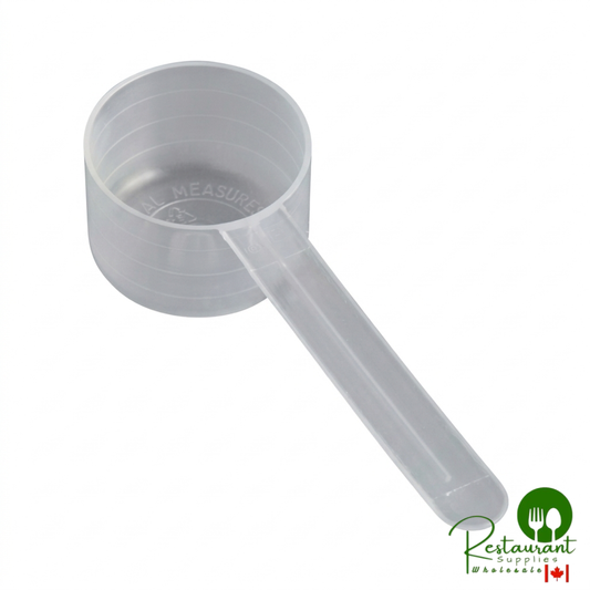 29.6 cc Polypropylene Scoop with Long Handle - 900/Case