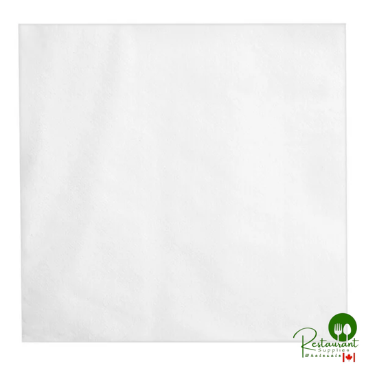 Morcon Morsoft 16" x 16" 1-Ply White 1/4 Fold Dinner Napkin - 3,000/Case