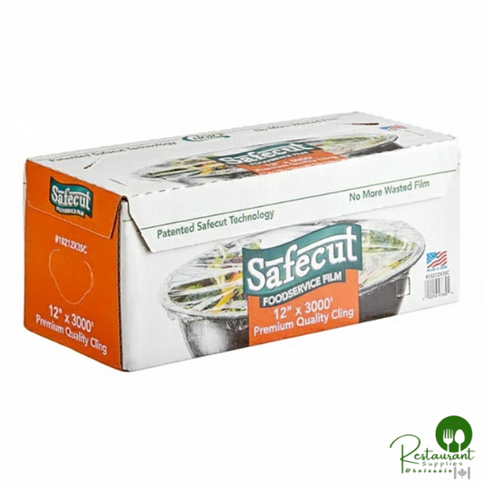 Safecut 12" x 3000' Premium Foodservice Film with Slide Cutter By Prime