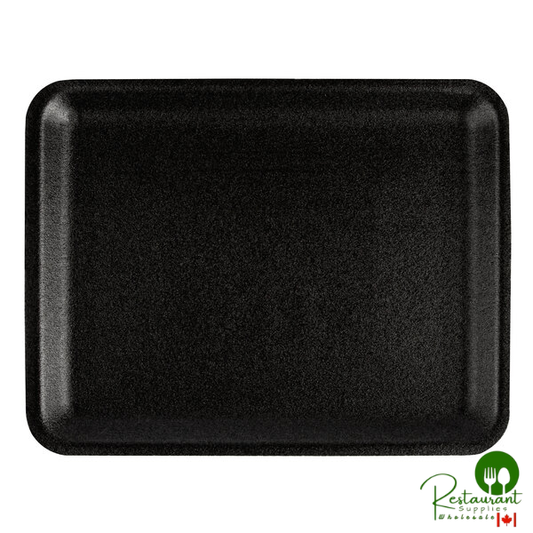 CKF 87834 (#4S) Black Foam Meat Tray 9 1/4" x 7 1/4" x 5/8" - 500/Case
