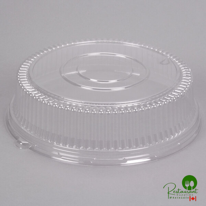 Sabert 5516 16" Clear Plastic Round High Dome Lid - 36/Case
