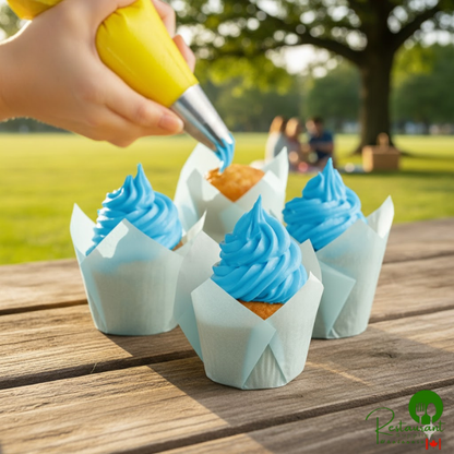 Rich's Allen Sky Blue Buttrcreme Icing - 15 lb. Pail