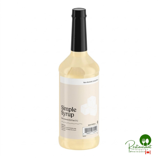 Cane Sugar Simple Syrup 1 Liter By Prime - 6/Case | Canada