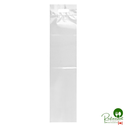 LK Packaging CLB0725 7" x 25" Seal Top Plastic Crab Leg Bag with Handle - 250/Case