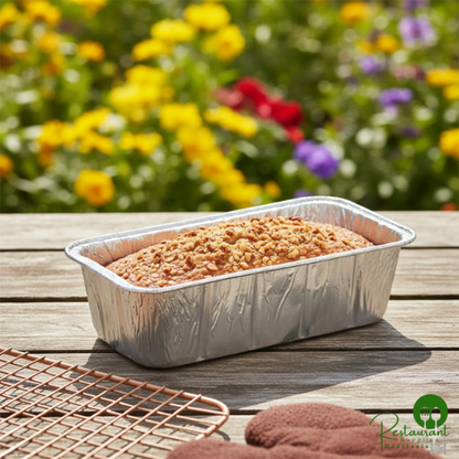 2 lb. Aluminum Foil Loaf Pan By Prime - 500/Case