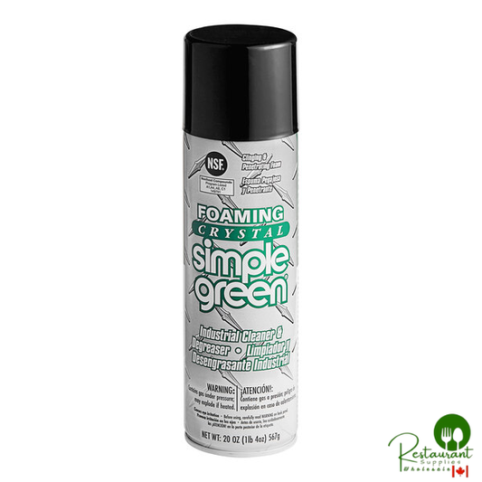 Simple Green Crystal 0610001219010 20 oz. Foaming Industrial Cleaner and Degreaser - 12/Case