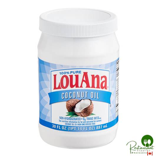 LouAna Coconut Oil 30 oz. - 6/Case