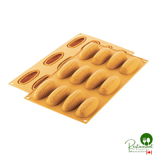 Silikomart Pannocchia 12 Compartment Corn Silicone Baking Mold - 1 1/16" x 13/16" x 2 11/16" Cavities PANNOCCHIA