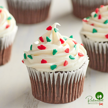 Mavalerio Red and Green Christmas Tree Sprinkles 25 lb.