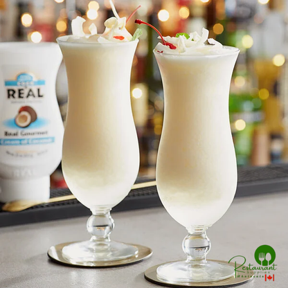 Real Cream of Coconut Infused Syrup 16.9 fl. oz. - 12/Case | Canada