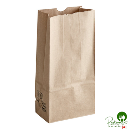 Duro 20 lb. Natural Kraft Paper Bag - 500/Bundle