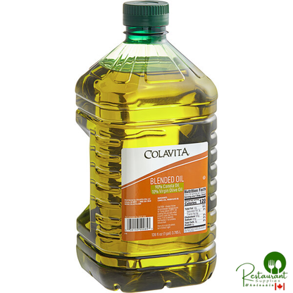 Colavita 90% Canola Oil and 10% Olive Oil Blend 1 Gallon - 6/Case