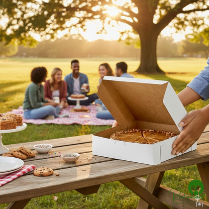 Southern Champion 9" x 9" x 2 1/2" White Pie / Bakery Box - 250/Case