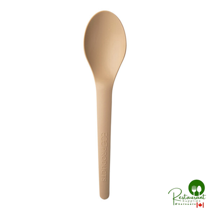 Eco-Products EP-S013 Plantware 6" White Compostable CPLA Plastic Spoon - 1,000/Case