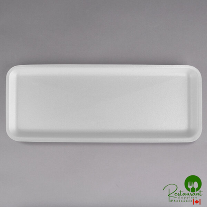 CKF 88107 (#7H/7S) White Foam Meat Tray 14 3/4" x 5 3/4" x 5/8" - 250/Case