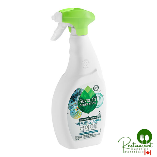 Seventh Generation 44774 26 fl. oz. Emerald Cypress and Fir Tub and Tile Cleaner Spray - 8/Case