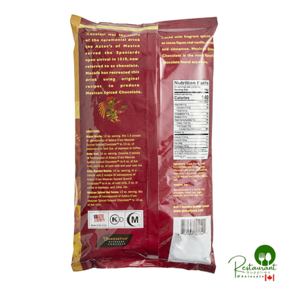 MOCAFE Azteca d'Oro 1519 Mexican Spiced Ground Chocolate Mix Powder 3 lb.