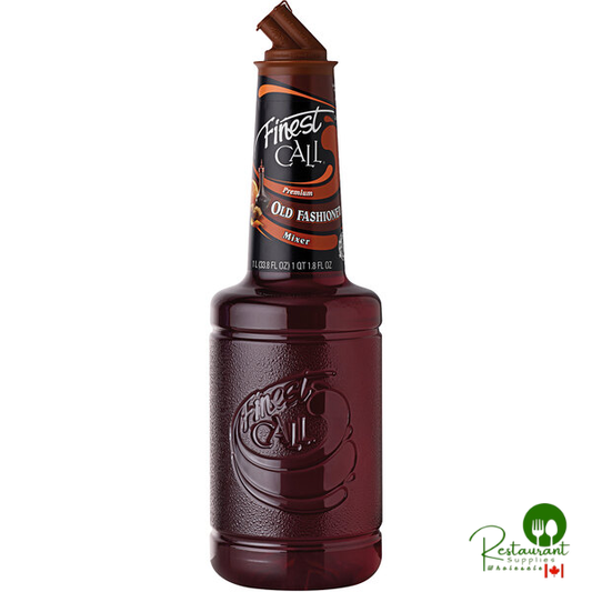 Finest Call 1 Liter Premium Old Fashioned Mix - 12/Case
