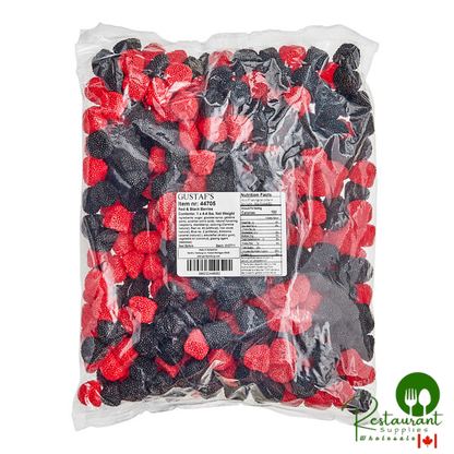 Gustaf's Red and Black Berries Licorice 4.4 lb.