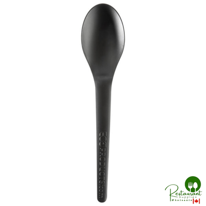 Eco-Products EP-S013 Plantware 6" White Compostable CPLA Plastic Spoon - 1,000/Case